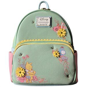 Loungefly Disney Winnie The Pooh & Friends Floral Mini‎ Backpack 100 Acre Woods